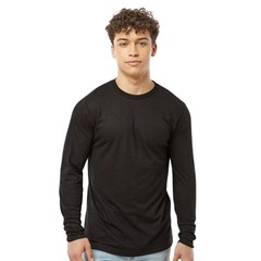 Gildan Men’s Poly-Rich Long Sleeve T-Shirt Crewneck Tee Shirts