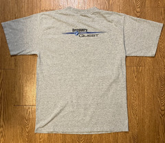 Vintage Y2K Discovery Channel Quest T-Shirt Men’s Medium Woolrich Made USA Gray