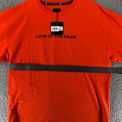 The Museum Fashion Is Art Luck Of The Draw Shirt Orange Men’s Size XL