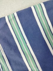 Polo Ralph Lauren Shirt Mens Medium Blue Striped Classic Fit Logo Tee Preppy
