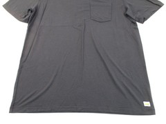 Vuori Men’s Shirt Size Large Blue Crew Neck Athletic Gym Striped Stretch