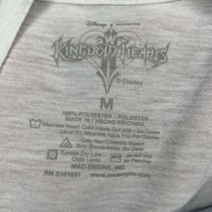 Kingdom Hearts All Over Print Shirt Men Medium Y2K KH II JRPG Disney Square Enix