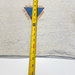 Vintage 90s Work Sucks Im Going Golfing T Shirt Size 2XL Gray Cropped Golf
