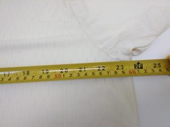 Stacy Adams Shirt Mens 2XL Ivory V-Neck Textured Knit Short Sleeve Casual Tee