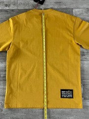 NWT Mens Moncler Grenoble Mustard Manica Corta Cotton Tee Shirt sz M $325