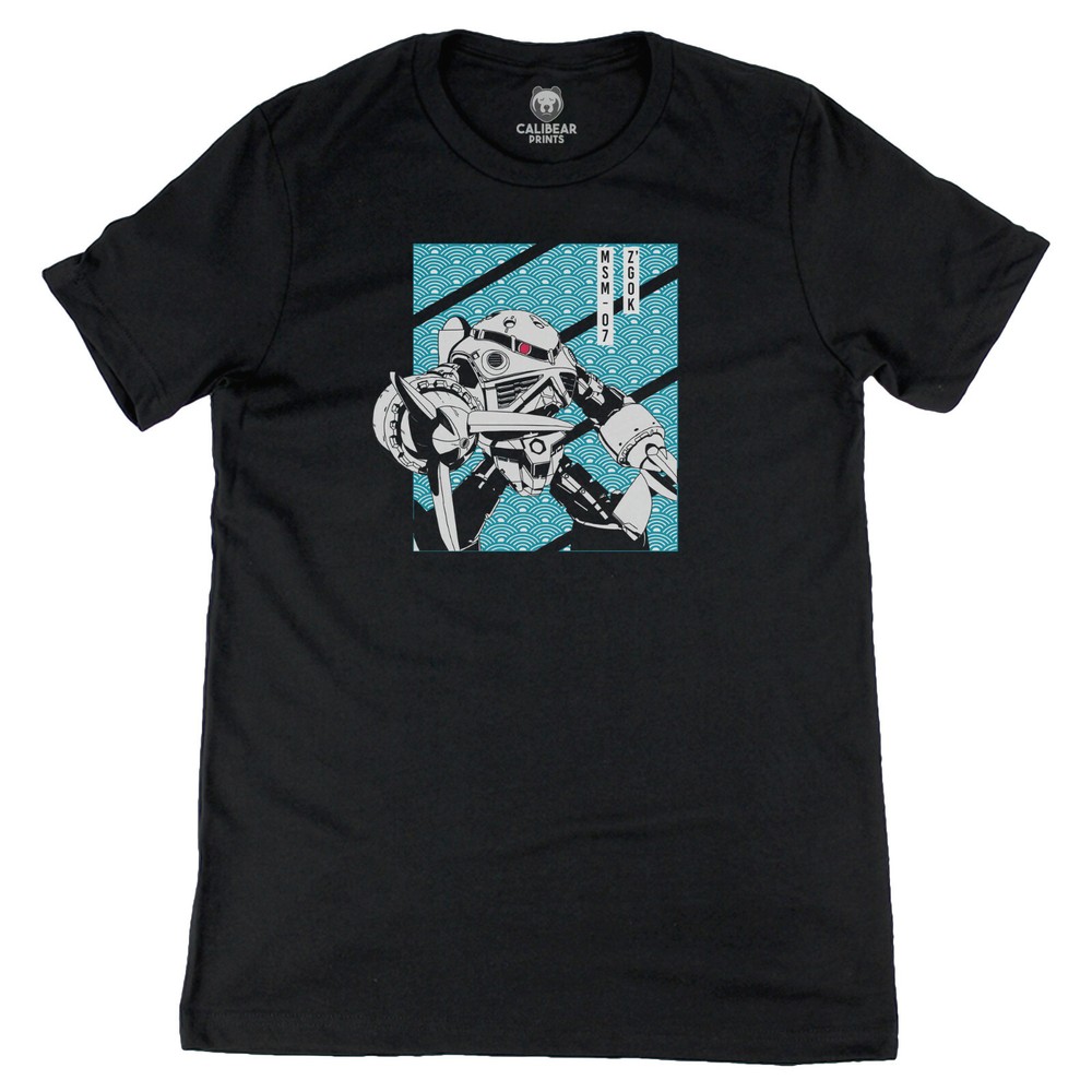 MSM-07S Z’Gok Commander Type Gundam Anime Graphic Art Tee Novelty T-Shirt