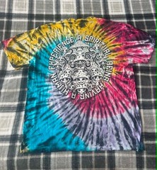 XL LSDream Choose Your Adventure V.2 Tie Dye Double-Sided Graphic Print T-Shirt