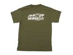 Olive Green Hewescraft Shirt with Boat and Fish