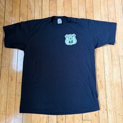 Vintage NYPD 60th Precinct Shirt Mens XL Black Jerzees Single Stitch Made USA