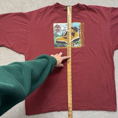 Vintage Timberland Field Boot T Shirt Mens XL 90s USA Made Promo Lace Up