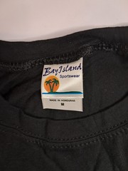 Bay Island Sportswear Moose Shirts Graphic T-Shirt Men’s Black Size M Short