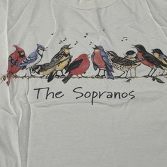 Vintage Harley The Sopranos Tshirt Large Bird Graphic