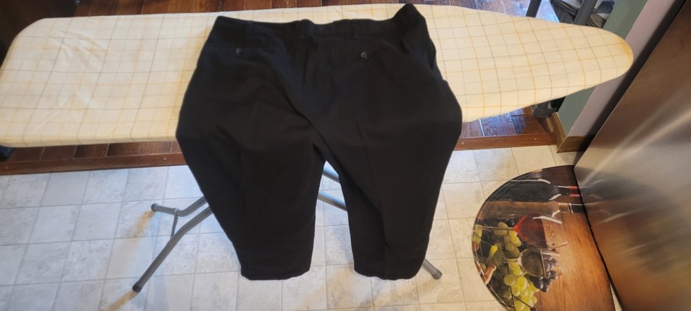 George Black Dress Pants Straight Leg 34″ Inseam