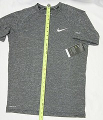 Nike Men’s Hydroguard Dri-FIT Stretch UPF 40+ Guard Swim Top Size M Gray NWT