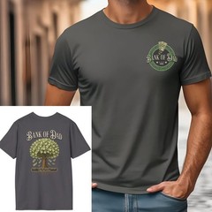 Mens Funny Bank of Dad Joke T-Shirt Money Tree Fathers Day Gift T-Shirt