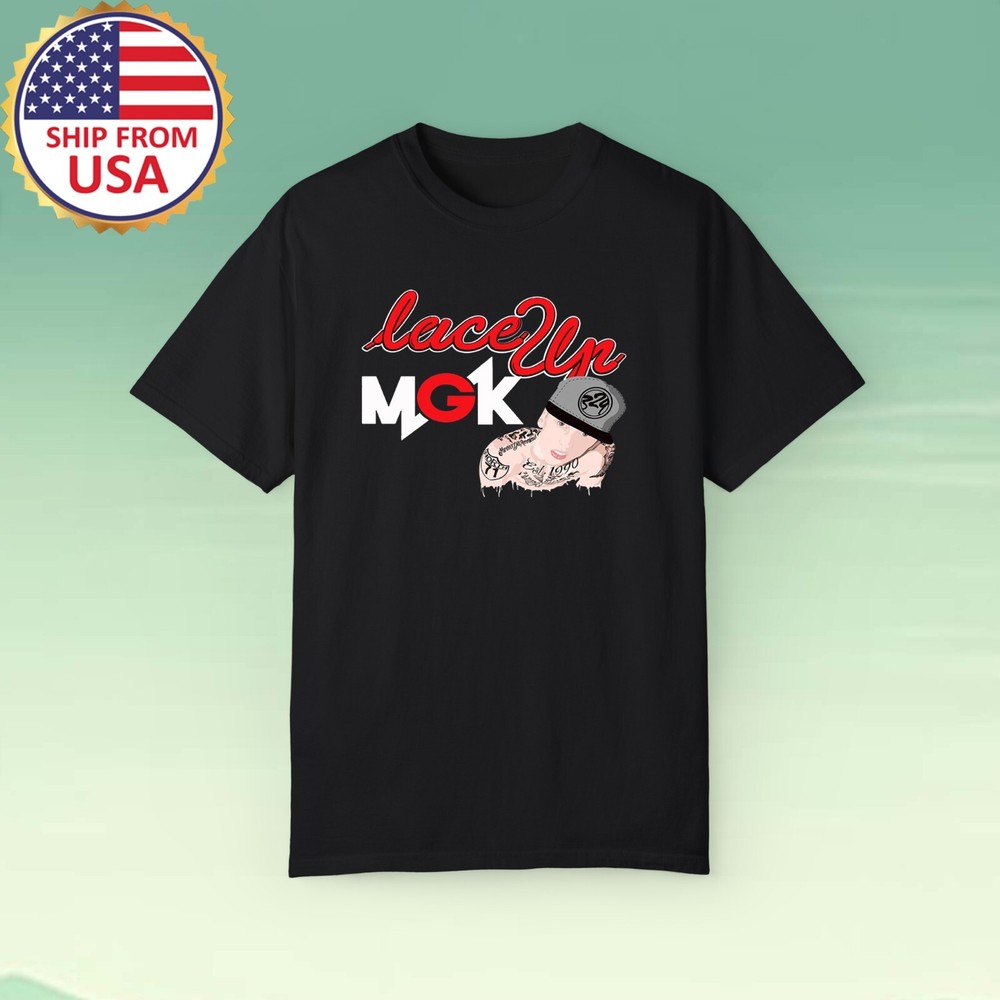 MGK Machine Gun Kelly Lace Up Men’s Black Size S-5XL