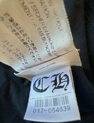 Chrome Hearts Black Graphic Pocket T-Shirt Horseshoe Logo Size M