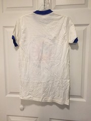 Vintage Disney Donald Duck Shirt Mens S White Ringer Walt Disney Tee NOS