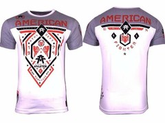 AMERICAN FIGHTER Men’s T-Shirt FAIRBANKS 50/50 FOOTBALL Athletic Biker MMA S-5XL