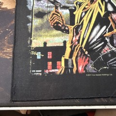 Large IRON MAIDEN Licensed KILLERS Eddie Woven Sew On Battle Jacket BACK Patch
