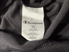 NEW Champion T-Shirt Dark Navy Blue Red White Short Sleeve Men’s Large