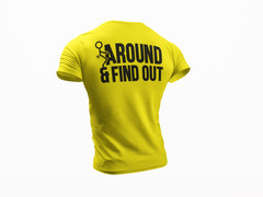 Men’s Graphic Fck Around and Find Out Rude Sarcastic Offensive Funny T Shirt