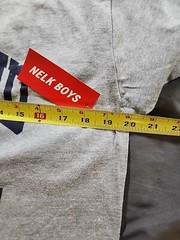 FULL SEND / NELK Property Of Full Send Fitness Gray Tee (T Shirt) Size Lg NWT