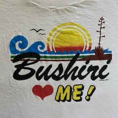 Vintage 1990s Bushiri Beach Resort Aruba T Shirt Adult Size Medium White 90s