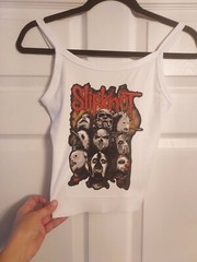 Slipknot shirt slipknot crop top women Slipknot tank top any size avail xs to xl