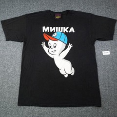 Mishka x Harvey Comic Classics Casper T-Shirt Large Black USA Made Graphic Tee