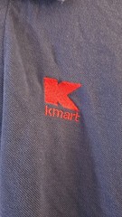 Used K-Mart Blue Light Cartoon Golf Polo Shirt Nice – Size M 38-40