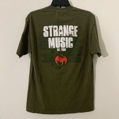 Ces Cru Shirt Men’s Small Hiphop Band Tee Olive Drab Green Double Sided