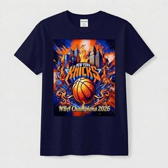 Unisex Soft Cotton Shirt. New York Knicks NBA Champions 2026