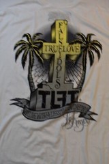 True Love False Idols Mens TLFI Breakwater White Tee Shirt NWT XL, 3XL