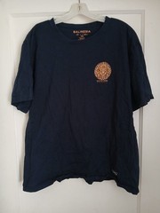 Spectacular NEW Balinesia XXL Dark Blue T Shirt 100% Cotton BALI Indonesia In US