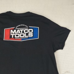 Matco Tools Mens 3XL Black Graphic T-Shirt Short Sleeve 100% Cotton RN 157954