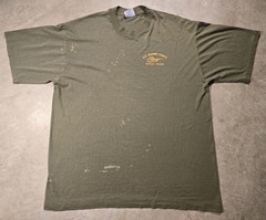 Vintage USMC US Marine Corps Rifle Teams Single Stitch 90s 80s Green