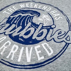 Chubbies The weekend Has Arrived Pocket Tee Gray Mens XL