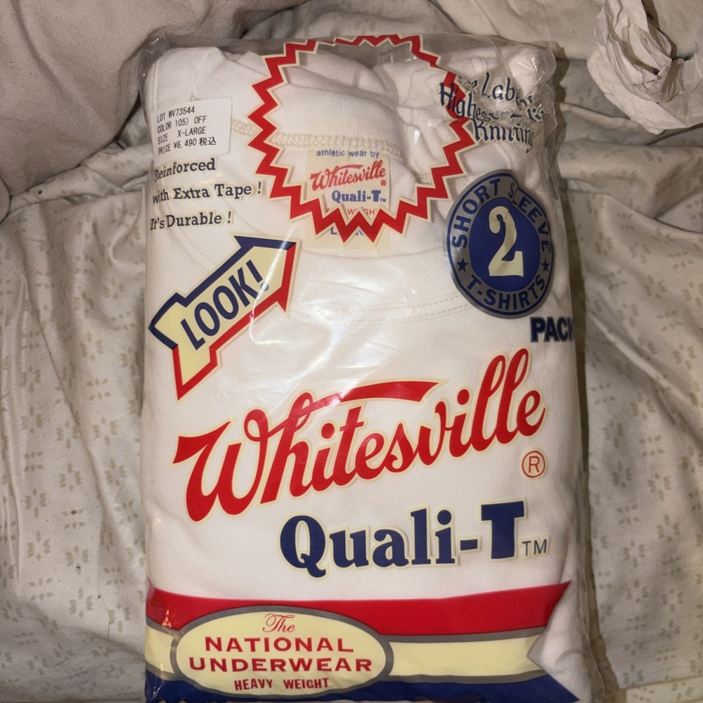 New Whitesville t shirt 2 pack, size XL