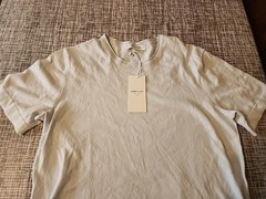 NWT $59 Kenneth Cole Pale Blue Super Soft Short Sleeve Shirt Men’s Large