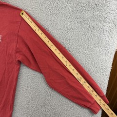 Vintage Marine Corps Marathon Shirt Mens Large Red Long Sleeve 90s Military USA