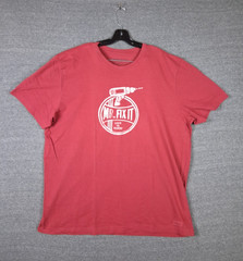 Life Is Good Mens Shirt 2XL Red Mr Fix It Weekend Crew Crusher Casual Dad