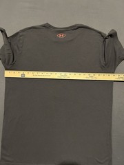 Under Armour Shirt Mens XL Gray Project Rock Brahma Bull Ombre Loose Fit