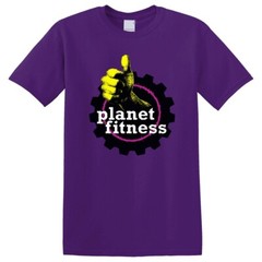 Planet Fitness Gym Men’s Purple Size S to 5XL