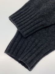 BURBERRY LONDON Knit Sweater (Thick) L Cashmere Gray Solid Color A1N15-422-07