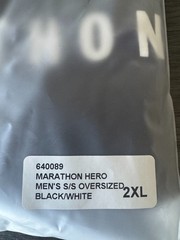 THE MARATHON CLOTHING Hero 2XL Black Oversized S/S T-Shirt NWT Nipsey Hussle