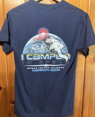 SPACE CENTER HOUSTON I CAMPED IN SPACE Mission 2006 GILDAN T-SHIRT SIZE Small