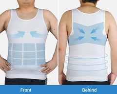 Men’s Gynecomastia Compression Shirt – Slimming Tummy Control Shapewear Vest