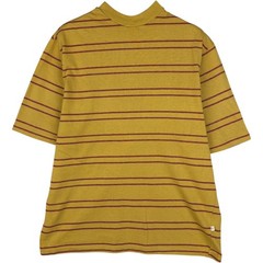 Used 70’S-80’S HANG TEN striped pattern multi-stripe mock neck surf skate t-…