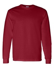Gildan 5400 Unisex Heavy Cotton Long Sleeve Shirt Soft Casual Crew Neck Tee